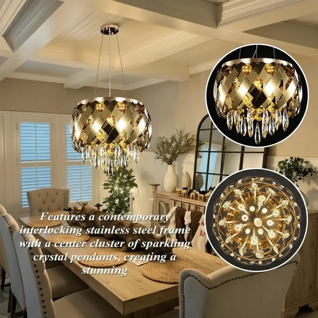 Round Pendant Lamp For Dining Room - Image 3