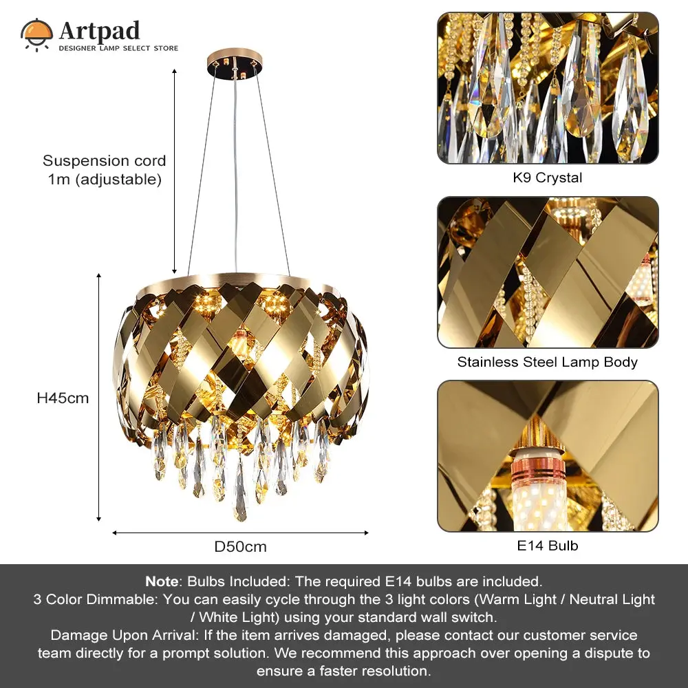 Round Pendant Lamp For Dining Room - Image 6