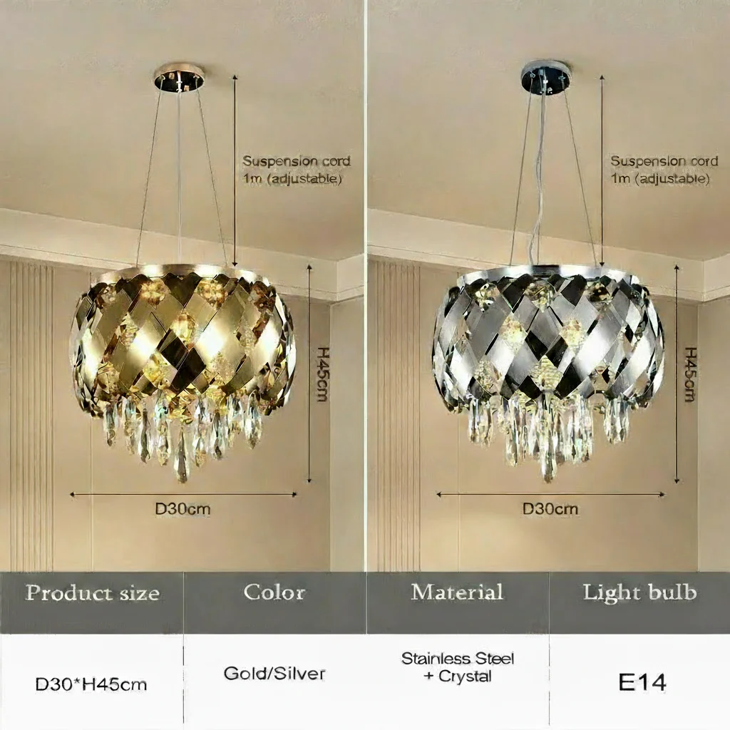 Round Pendant Lamp For Dining Room - Image 9
