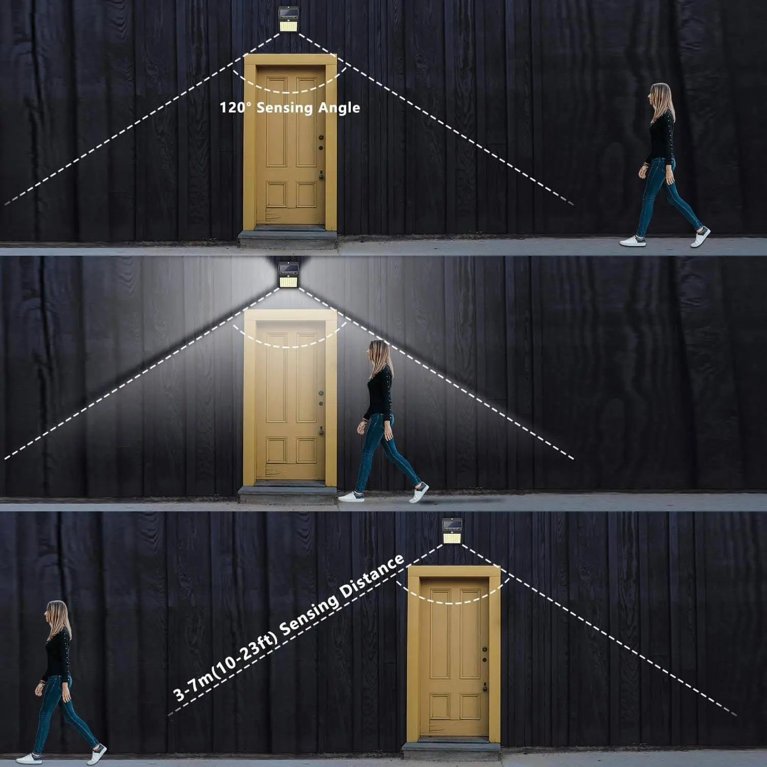 Solar Led Light Outdoor Lamp PIR Motion Sensor - Image 9