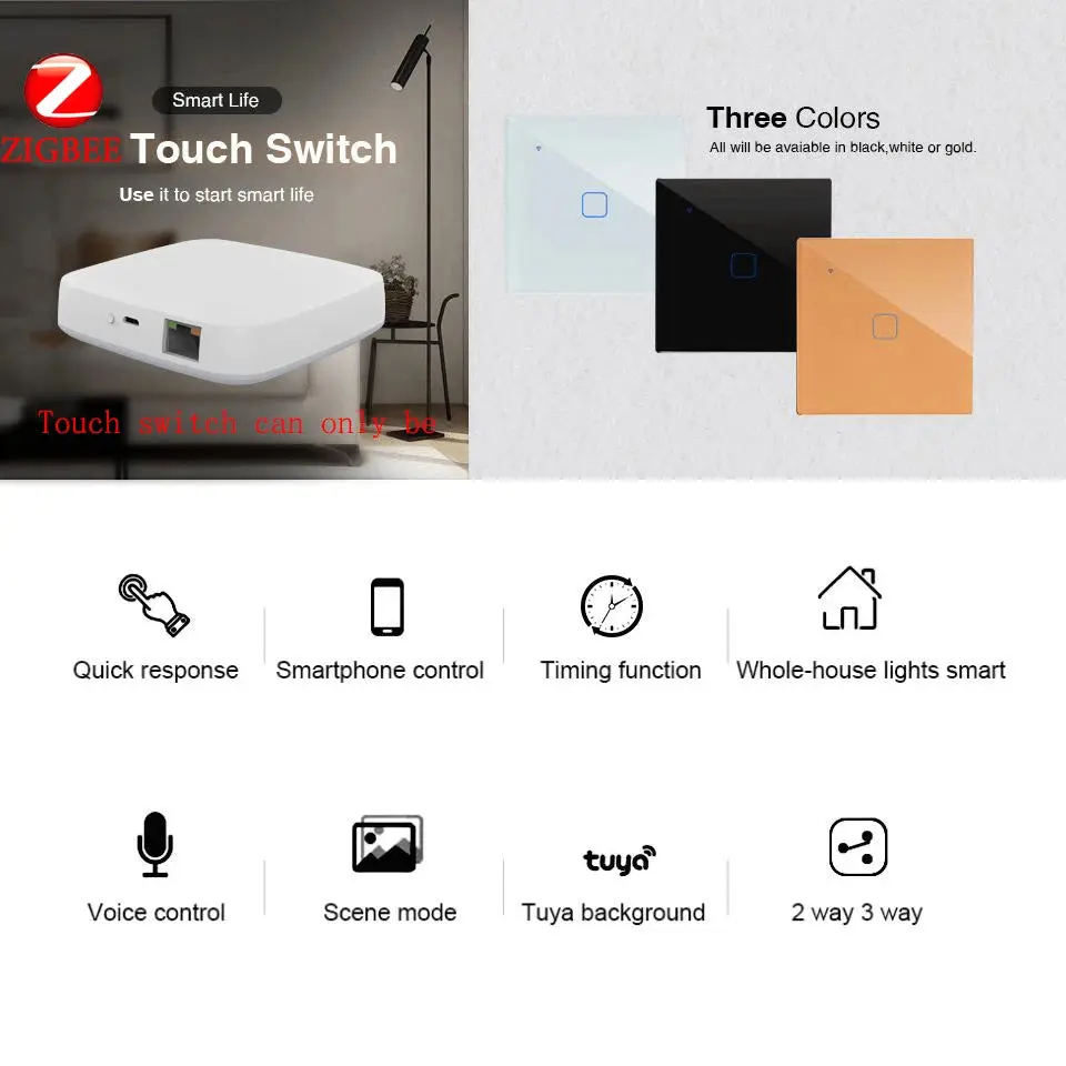Square Buttons WiFi Touch Switch - Image 4