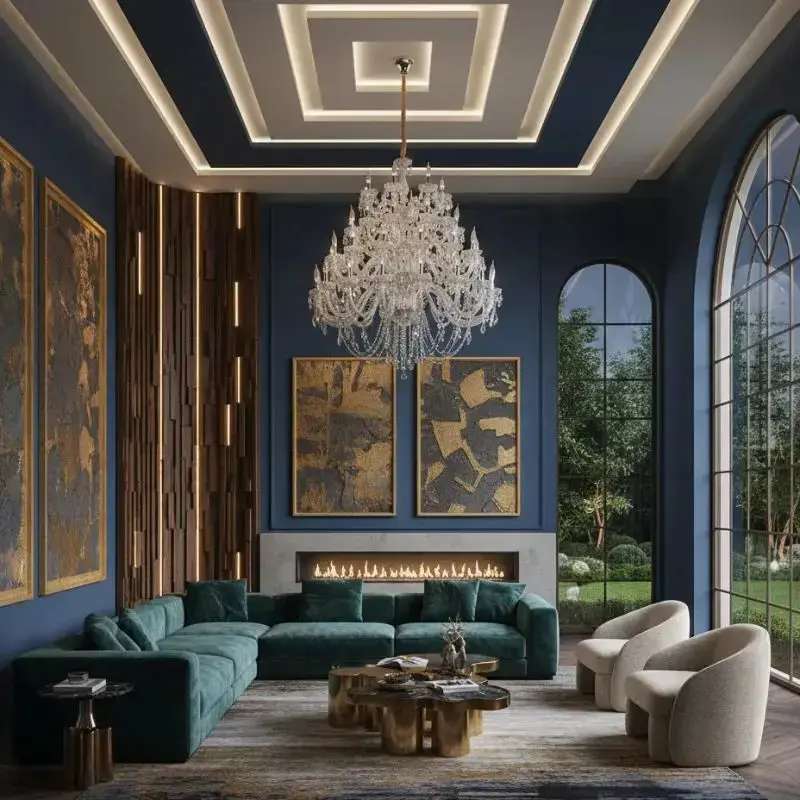 Villa Foyer Extra Large Crystal Chandelier - Image 3